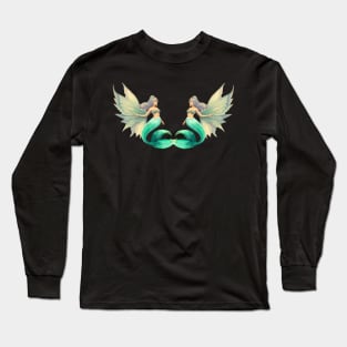 Twin Sirenas Long Sleeve T-Shirt